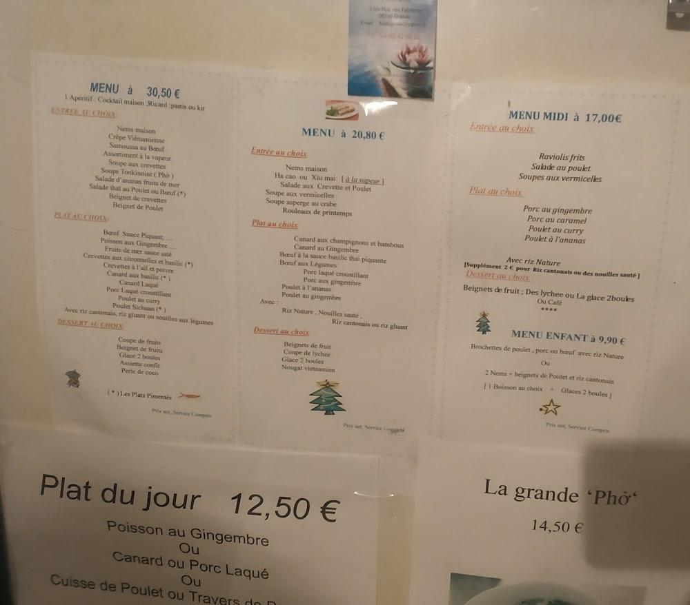 Restaurant LE VIETNAM - Menu Image 2